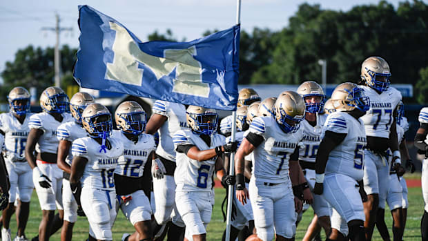 The Eau Gallie Commodores meet the Mainland Buccaneers in the high school football Kickoff Classic Friday, August 16, 2024.Cr