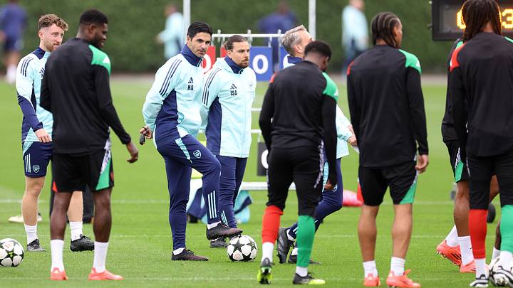 Arsenal are in midweek Champions League action before taking on Liverpool