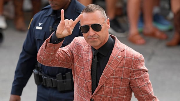 Texas Longhorns head coach Steve Sarkisian
