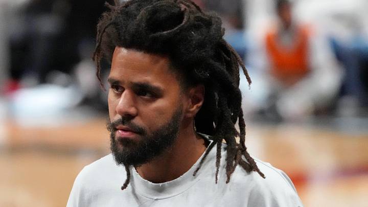 J. Cole walks off the court