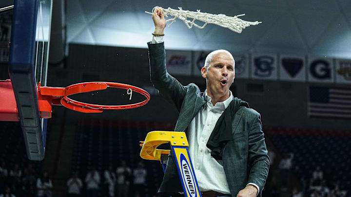 The tradition of cutting down the nets is one of the things that makes March a good sports month.