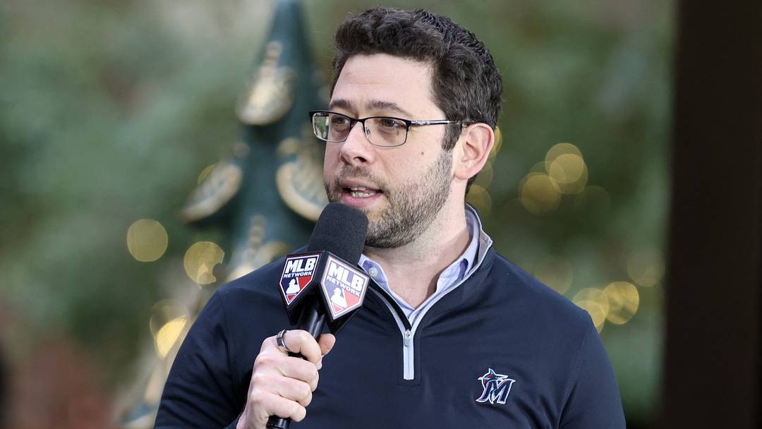 Marlins president of operations Peter Bendix. Credit: Tim Heitman-Imagn Images