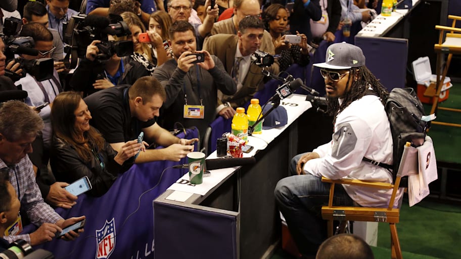 Former Seattle Seahawks running back Marshawn Lynch