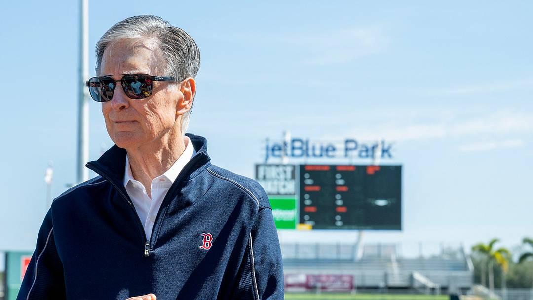 Feb 17, 2025; Lee County, FL, USA; Boston Red Sox owner John W. Henry attends spring training at Jet Blue Park at Fenway South. Photo Credit: Chris Tilley-Imagn Images Feb 17, 2025; Lee County, FL, USA; Boston Red Sox owner John W. Henry attends spring training at Jet Blue Park at Fenway South. Photo Credit: Chris Tilley-Imagn Images