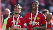 Antony and Marcus Rashford have both enjoyed their time out on loan this season