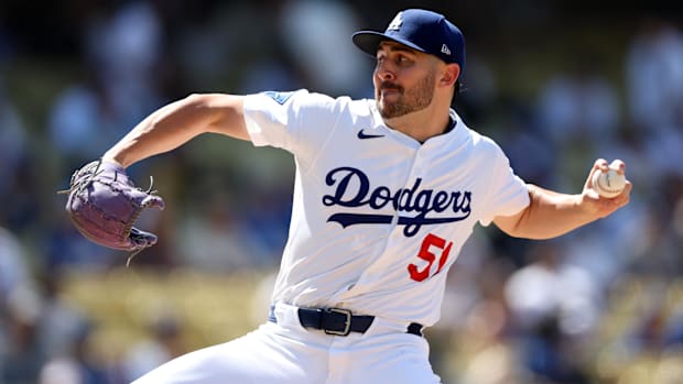 Los Angeles Dodgers relief pitcher Alex Vesia.