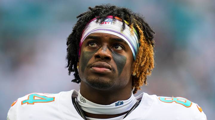 Miami Dolphins receiver Tahj Washington