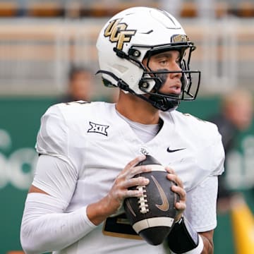 Tayven Jackson and UCF are favored against Houston on Friday.