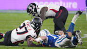 Atlanta Falcons linebacker Jalon Walker had another fantastic day while over in Berlin