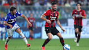 Olivier Giroud contro la Sampdoria