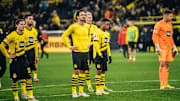 Die Dortmunder zeigten sich nach dem Abpfiff enttäuscht