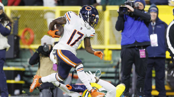 Former Chicago Bears receiver Jakeem Grant Sr. signed with the Atlanta Falcons on Saturday.