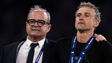 Luis Enrique et Luis Campos - Paris SG