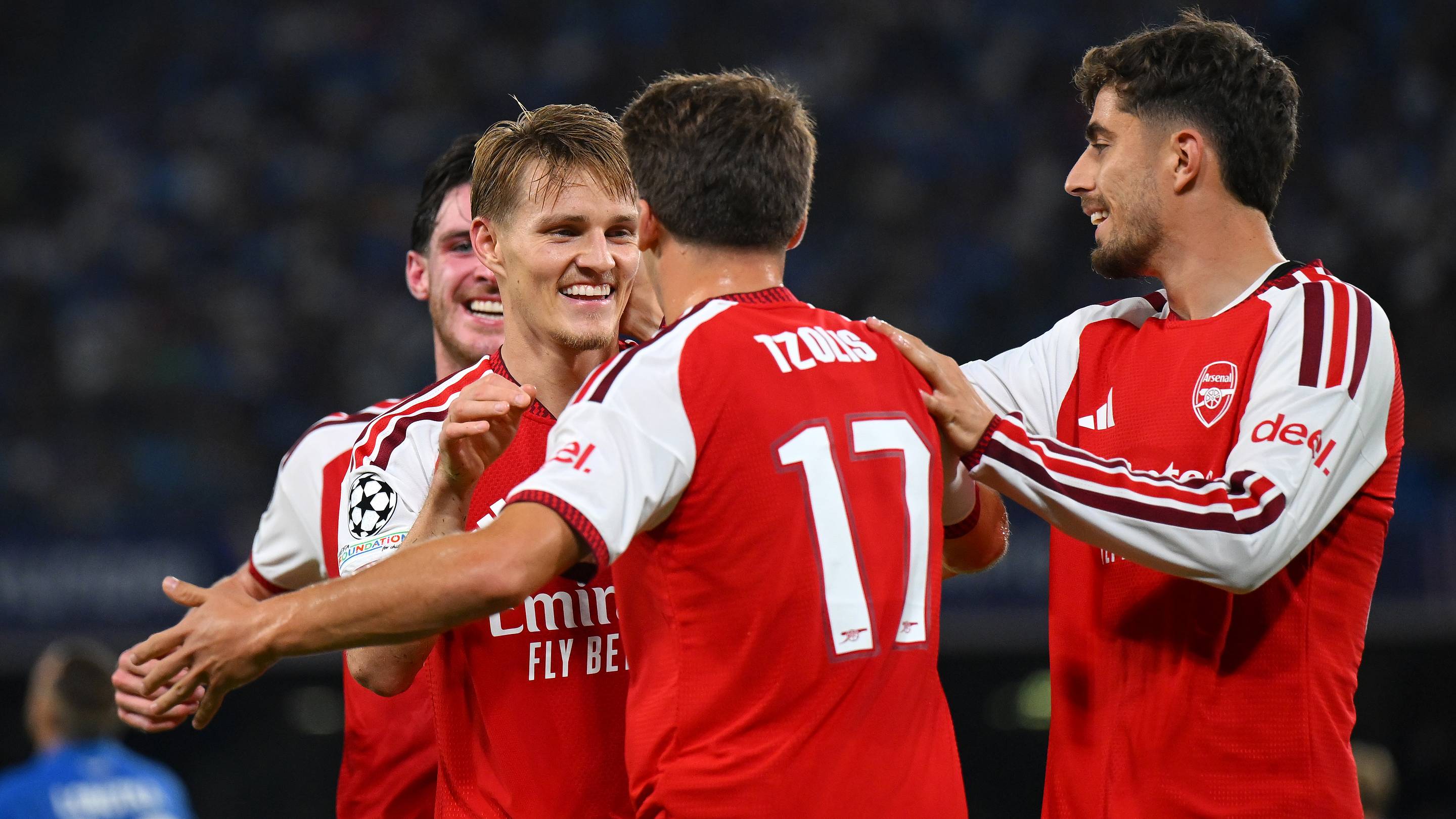 Napoli 0-1 Arsenal: Player ratings as Ødegaard strikes to secure Champions League win