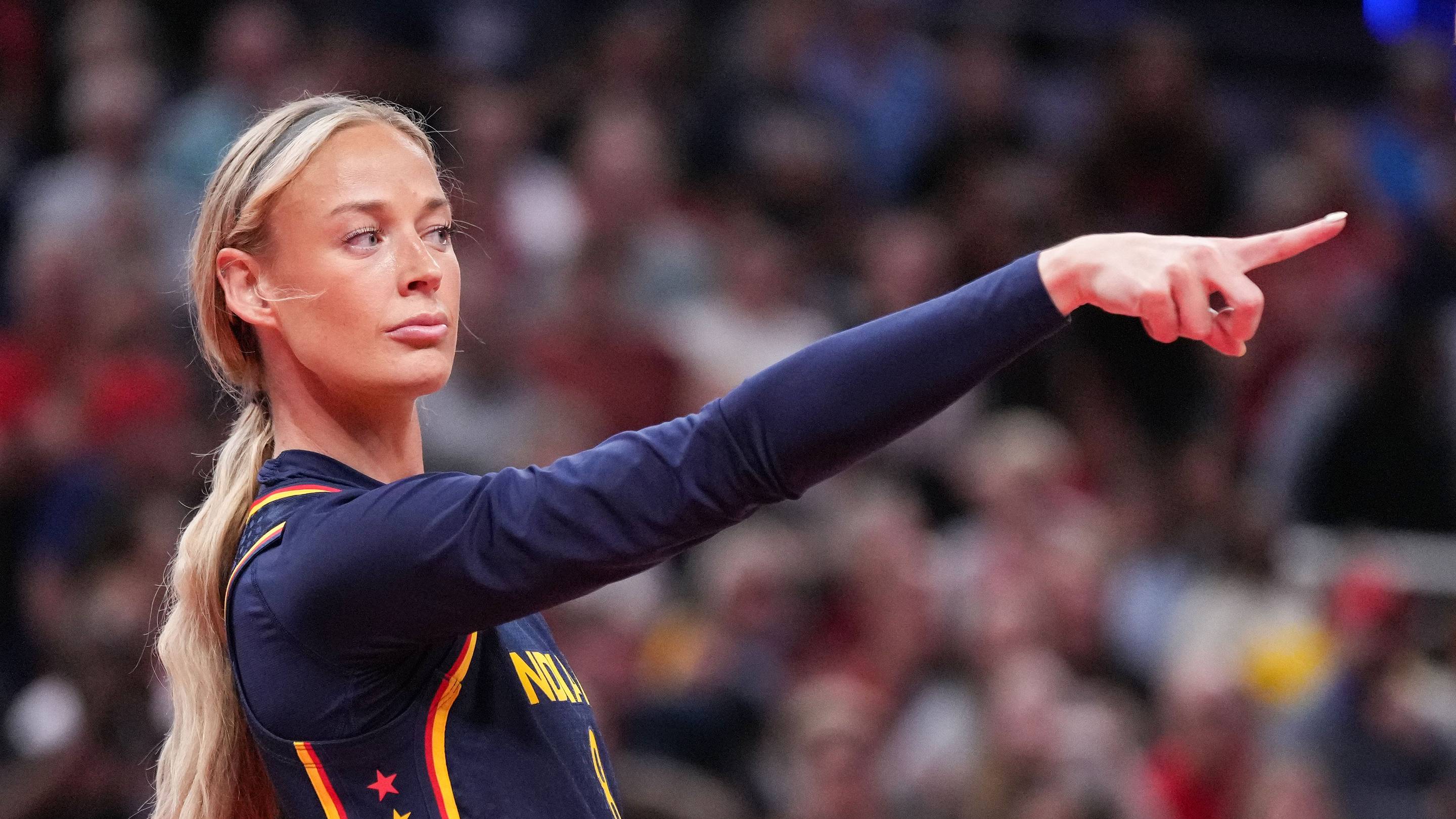 Sophie Cunningham Pokes Fun at A'ja Wilson Incident With Cheeky 'Point' Post