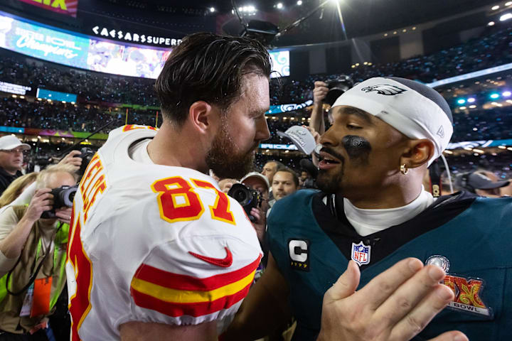 Travis Kelce, Jalen Hurt
