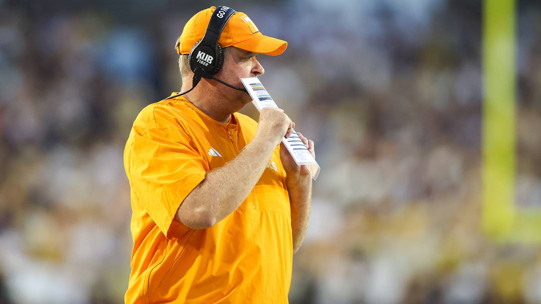 Sep 12, 2026; Atlanta, Georgia, USA; Tennessee Volunteers head coach Josh Heupel on the sideline against the Georgia Tech Yellow Jackets in the first quarter at Bobby Dodd Stadium at Hyundai Field. Mandatory Credit: Brett Davis-Imagn Images Sep 12, 2026; Atlanta, Georgia, USA; Tennessee Volunteers head coach Josh Heupel on the sideline against the Georgia Tech Yellow Jackets in the first quarter at Bobby Dodd Stadium at Hyundai Field. Mandatory Credit: Brett Davis-Imagn Images