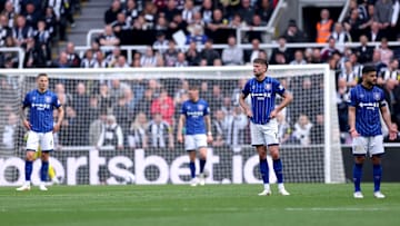 Ipswich's fate was confirmed at St James' Park