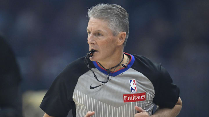 Longtime NBA official Scott Foster will make his 2025 NBA playoff debut on Wednesday night. Longtime NBA official Scott Foster will make his 2025 NBA playoff debut on Wednesday night.