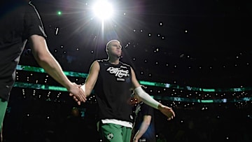 The Celtics traded center Kristaps Porzingis.