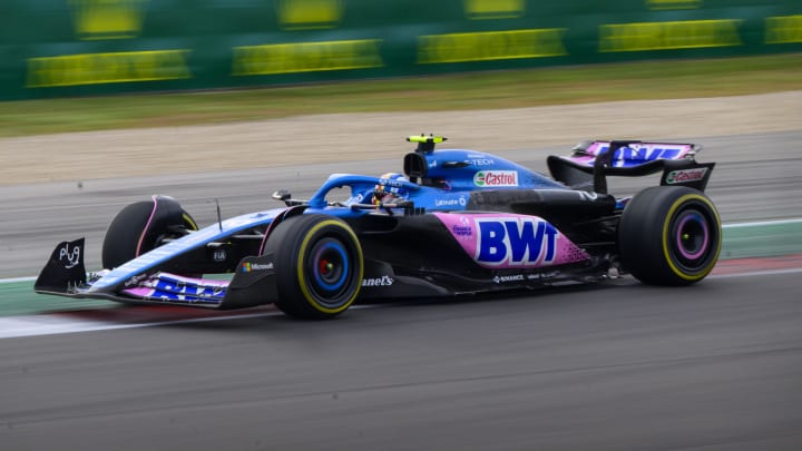 Oct 21, 2023; Austin, Texas, USA; BWT Alpine F1 driver Pierre Gasly (10) of Team France drives during the Sprint Race of the 2023 United States Grand Prix at Circuit of the Americas. Mandatory Credit: Jerome Miron-USA TODAY Sports