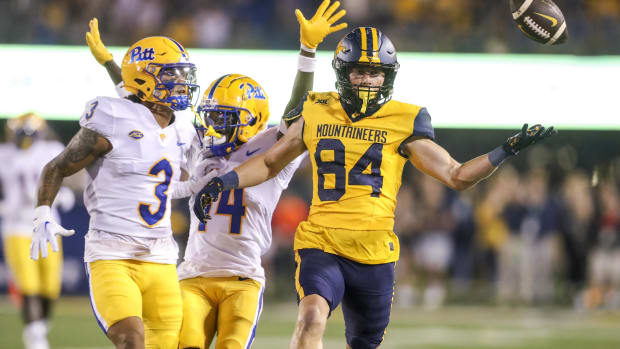  West Virginia Mountaineers wide receiver Hudson Clement (84). Ben Queen-USA TODAY Sports