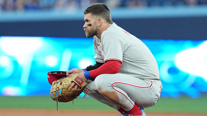 Philadelphia Phillies first baseman Bryce Harper discussed the wrist inflammation that has landed him on the injured list. Philadelphia Phillies first baseman Bryce Harper discussed the wrist inflammation that has landed him on the injured list.