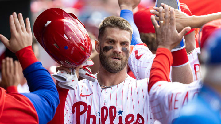 Philadelphia Phillies right fielder Bryce Harper.