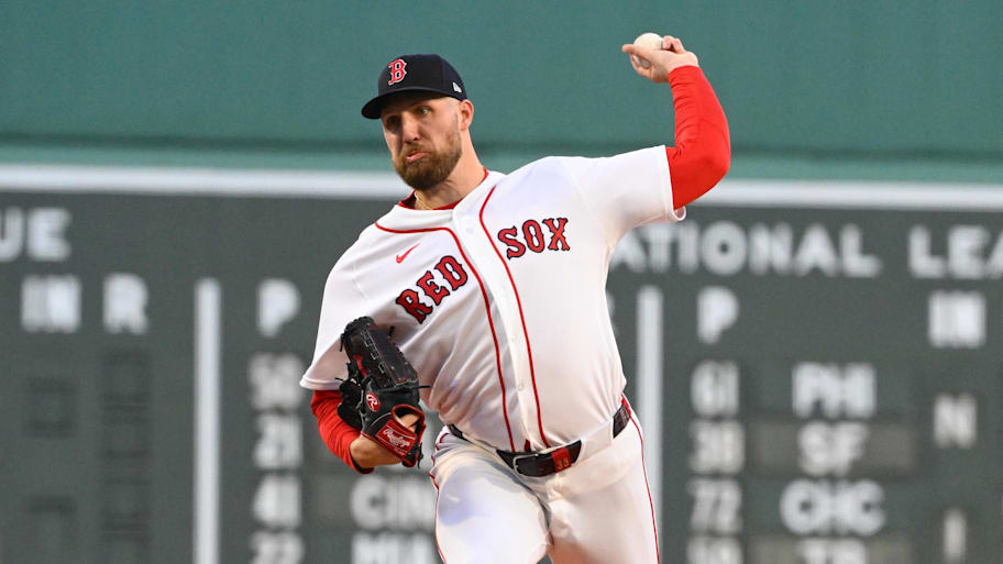 Boston Red Sox starting pitcher Garrett Crochet