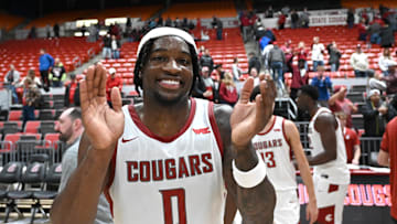 Washington State Cougars forward Emmanuel Ugbo (0) 