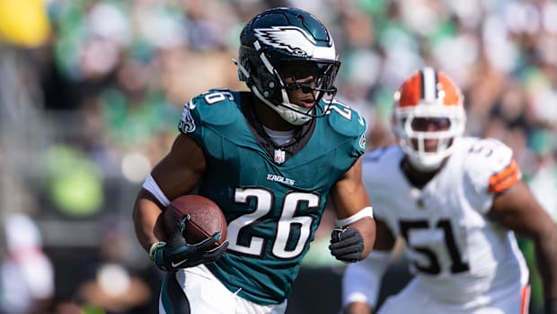 Barkley will face his former team when the Giants host the Eagles in Week 7.