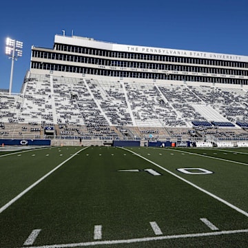 A general view of Penn State's Beaver Stadium prior to a college football game. 