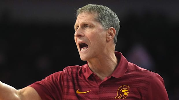 USC Trojans coach Eric Musselman USC baskeball recruit Tajh Ariza Big Ten basketball big ten recruitment college basketball