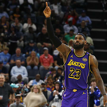 Los Angeles Lakers forward LeBron James