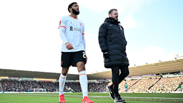 Gomez limped off injured