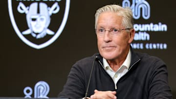 Las Vegas Raiders head coach Pete Carroll.