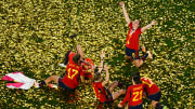 Spain were victorious at Stadium Australia
