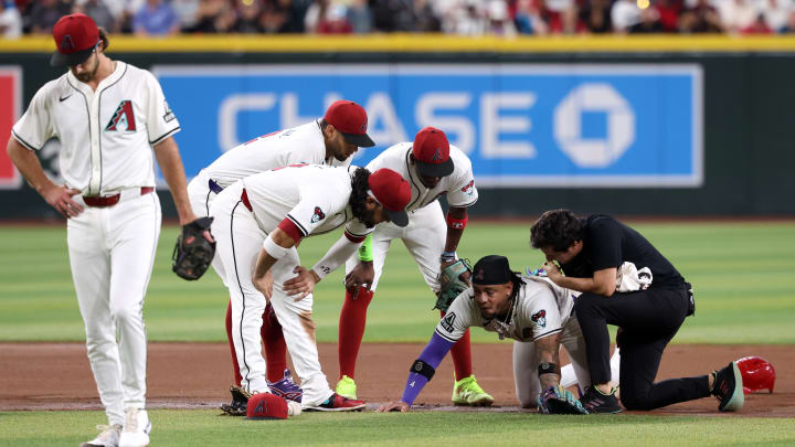 Ketel Marte salió lesionado del partido del sábado 