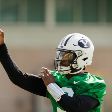 Gerry Bohanon at BYU Fall camp