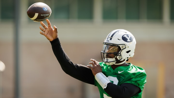 Gerry Bohanon at BYU Fall camp