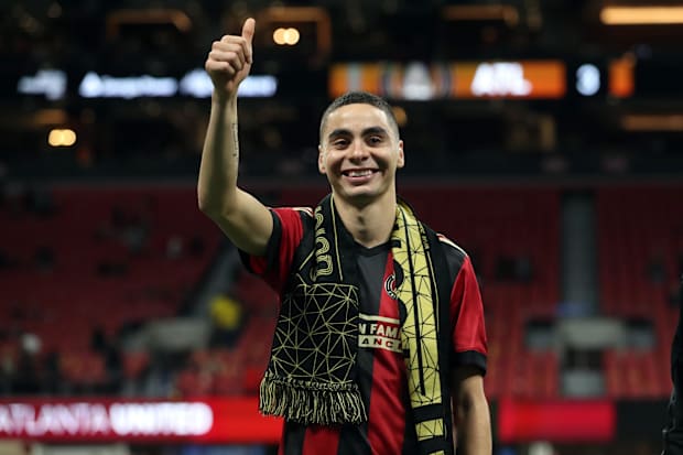 Almiron starred in MLS before joining Newcastle United