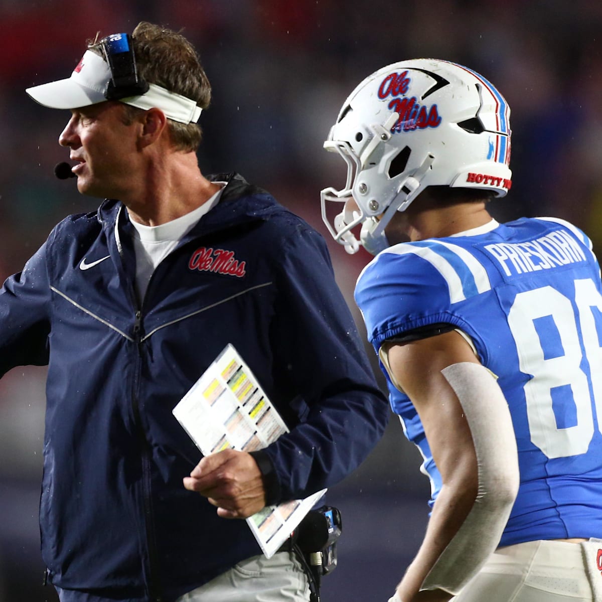 Ole miss football score sale