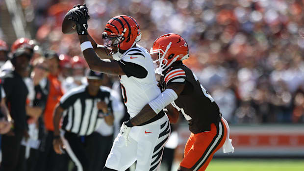 Denzel Ward vs Higgins