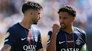 Beraldo e Marquinhos jogam juntos no PSG