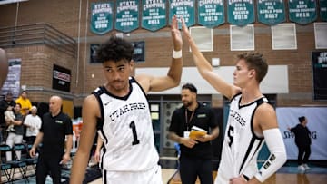 Utah Prep Academy guard Anthony Felesi (1) has received an offer from Gonzaga.