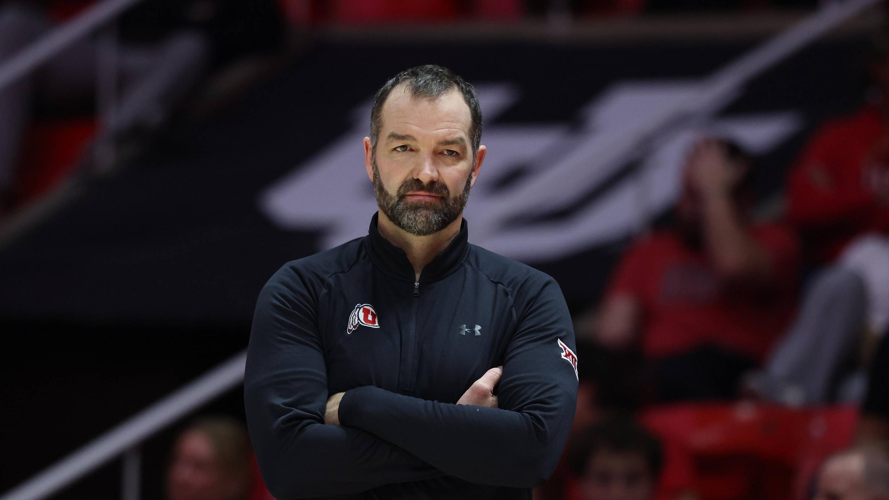 Utah Runnin' Utes head coach Alex Jensen. | Rob Gray-Imagn Images