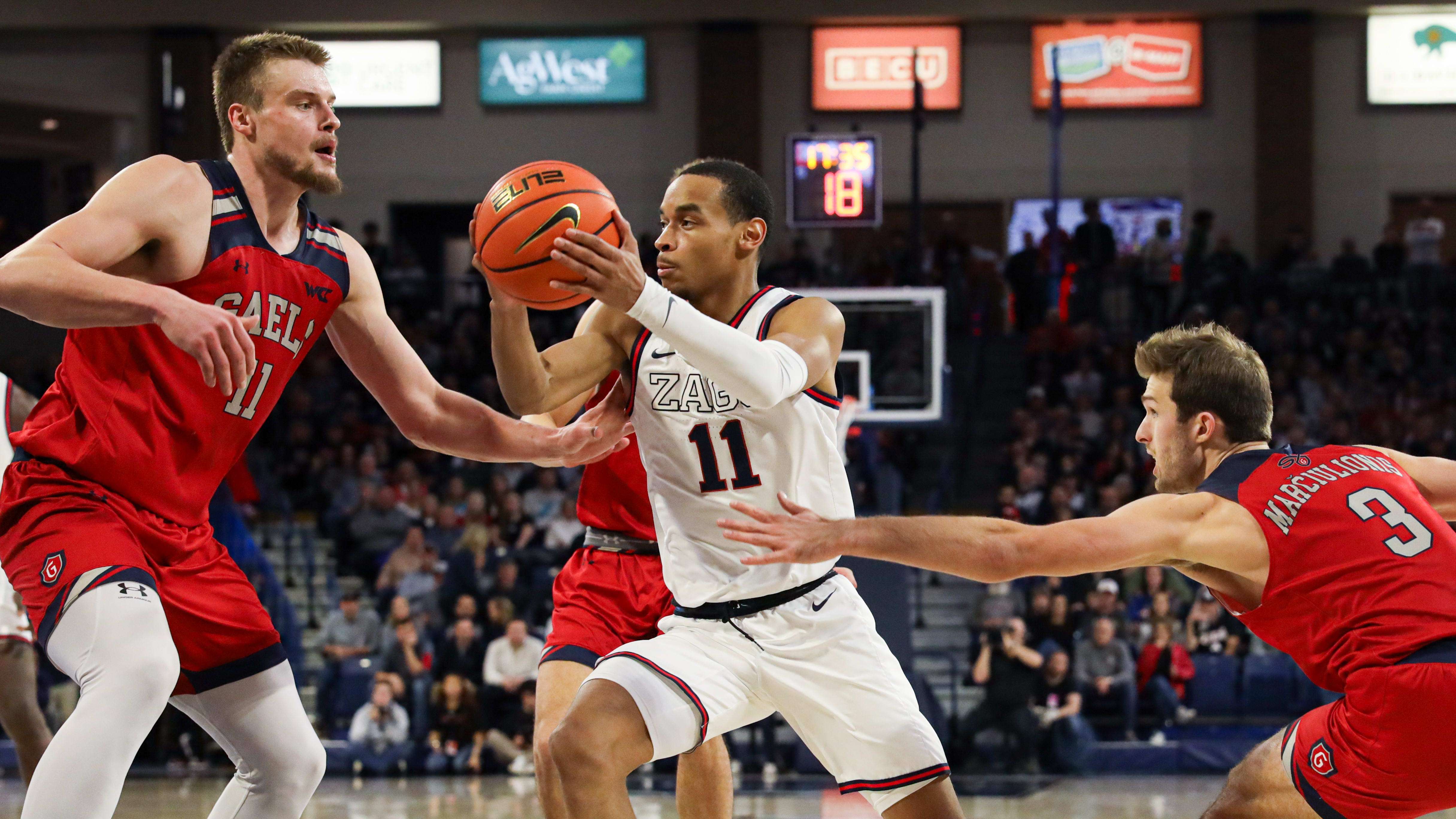 Gonzaga remains No. 2 seed in 2025 NCAA Tournament Bracketology