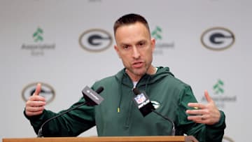 Green Bay Packers defensive coordinator Jeff Hafley speaks during a press conference Thursday, February 22, 2024, at Lambeau Field in Green Bay, Wis. 

Dan Powers/USA TODAY NETWORK-Wisconsin.