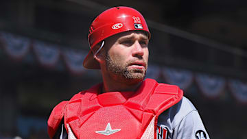 Cincinnati Reds catcher Austin Wynns (38)
