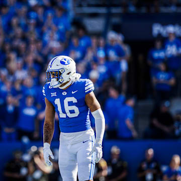 BYU linebacker Isaiah Glasker against Arizona
